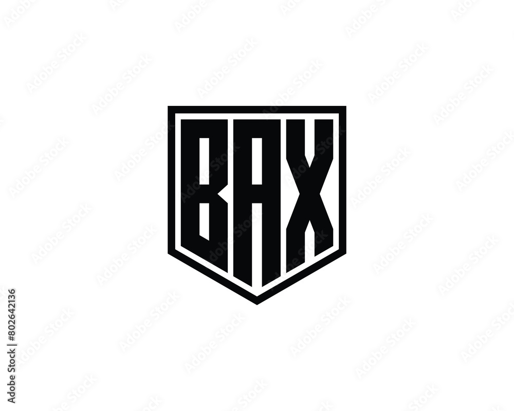 BAX logo design vector template BAX logo design vector template