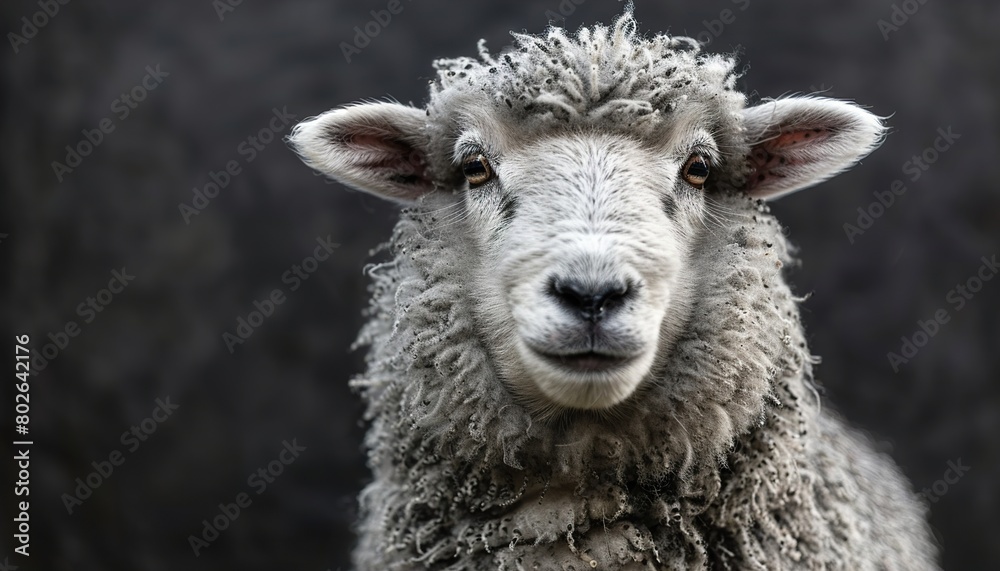 Cute sheep to be sacrificed 