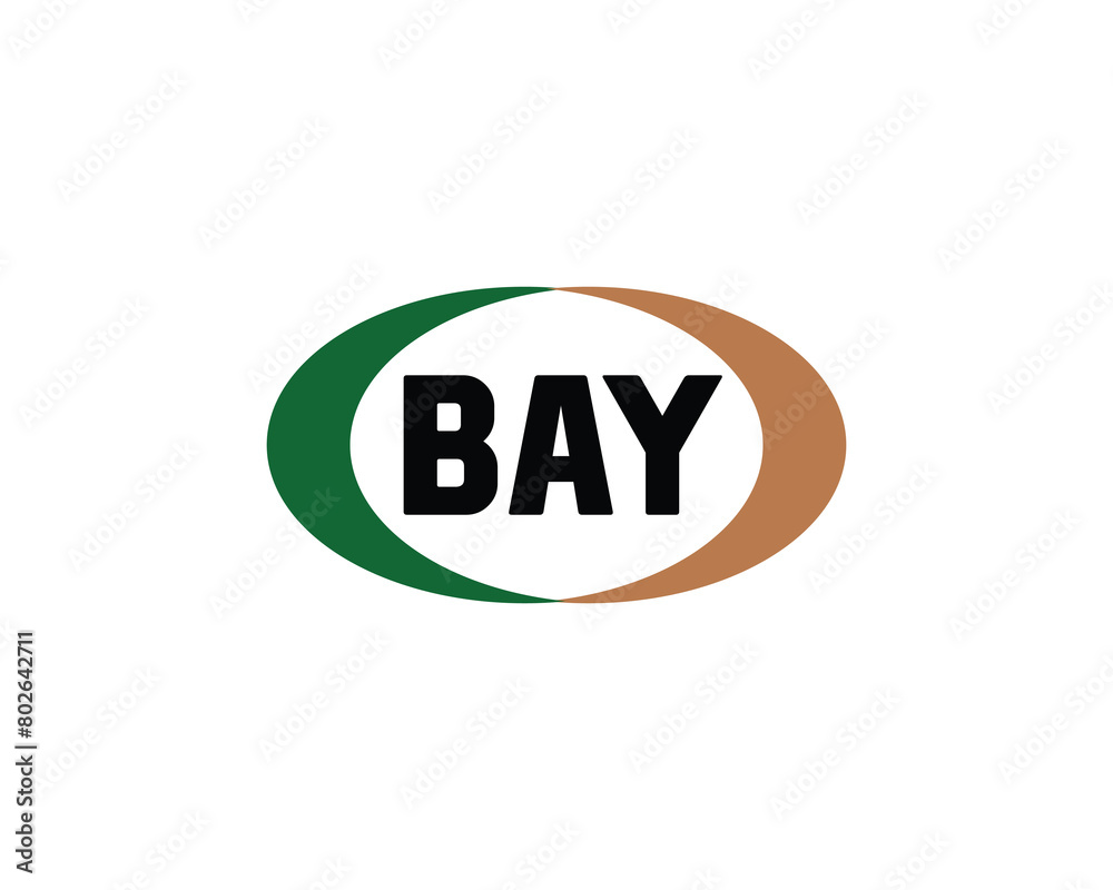 BAY logo design vector template BAY logo design vector template