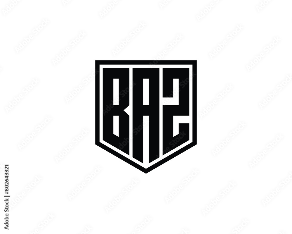 BAZ Logo design vector template BAZ Logo design vector template