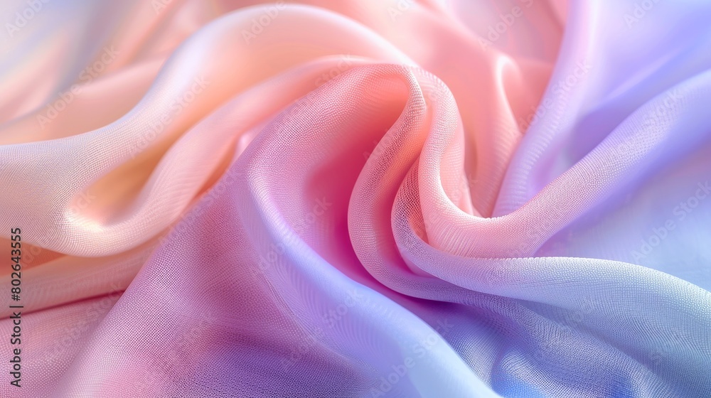 Fototapeta premium Soft pastel color fabric texture background for spring 