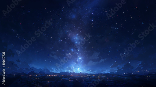 starry night sky
