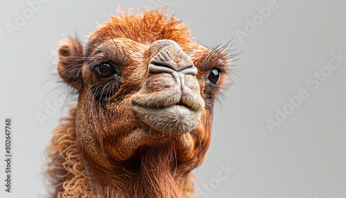 camel head close up photo