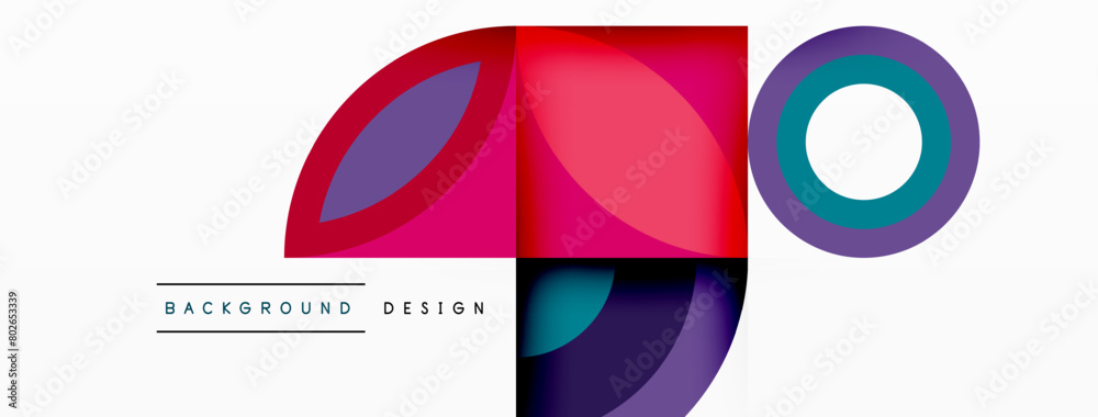 A vibrant logo featuring circles and squares in shades of purple, pink, and magenta, set against a white background. Textileinspired design with a mix of rectangles and patterns A vibrant logo featuring circles and squares in shades of purple, pink, and magenta, set against a white background. Textileinspired design with a mix of rectangles and patterns