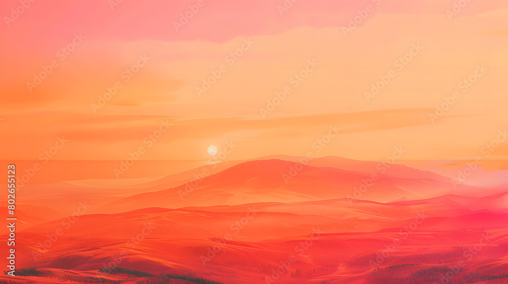 beautiful panorama of the silhouette of the view at sunset beautiful panorama of the silhouette of the view at sunset