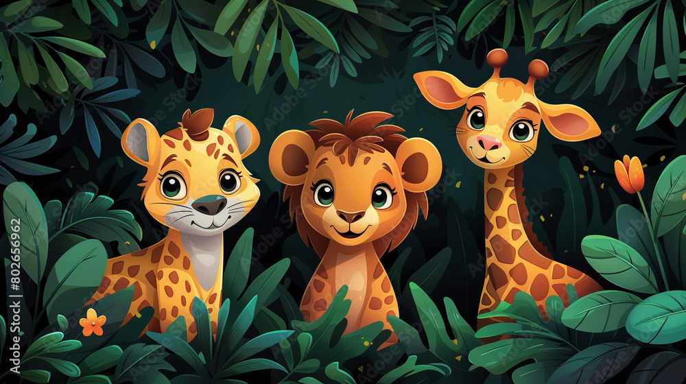 safari animals in the jungle safari animals in the jungle