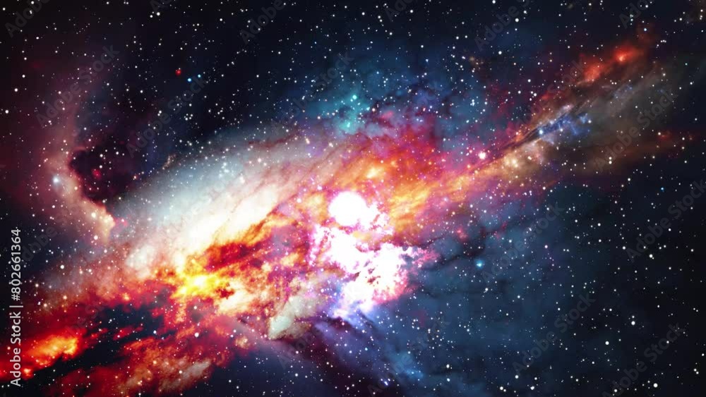 starry nebula galaxy space background