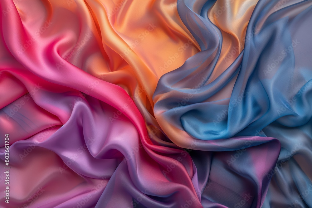 Obraz premium silk background fabric twisted