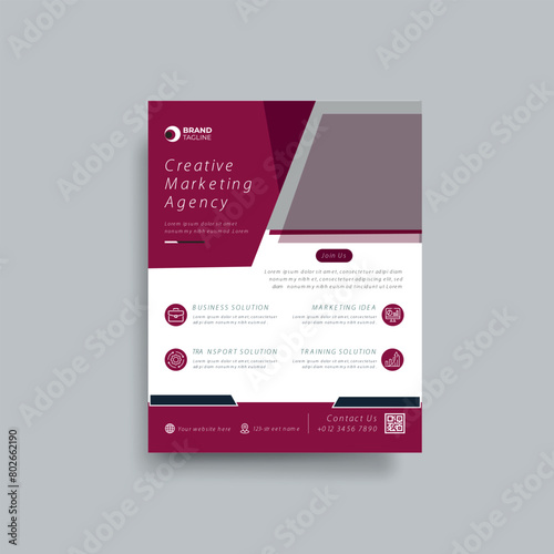 Business and corporate Flyer brochure vector template Design.