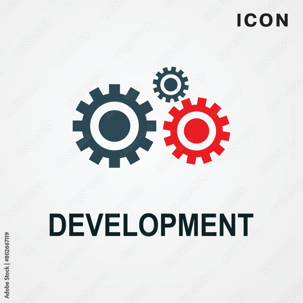 Development Icon, Editable stroke Vector Illustration Development Icon, Editable stroke Vector Illustration