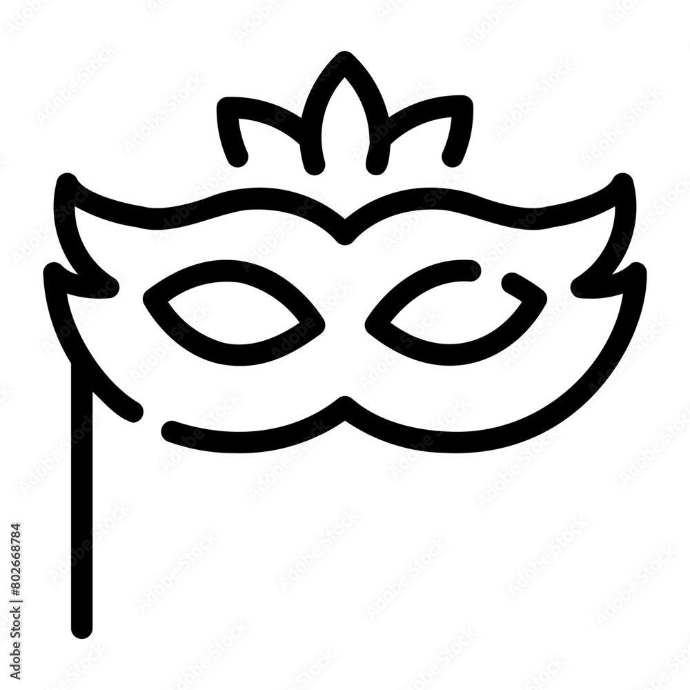 eye mask Line Icon