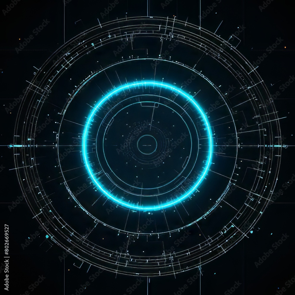 Circle Round Technology in Black Circle Round Technology in Black
