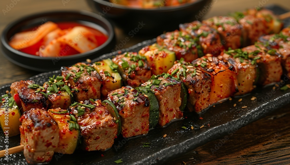 Meat and Vegetable Skewers Meat and Vegetable Skewers