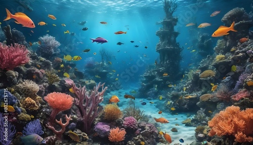 Imagine A Mystical Underwater Kingdom With Coral R © Ameerunnisa