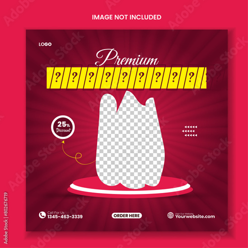 Sale Social Media Post Design Template perfumes social media design sale offer design of makeup
