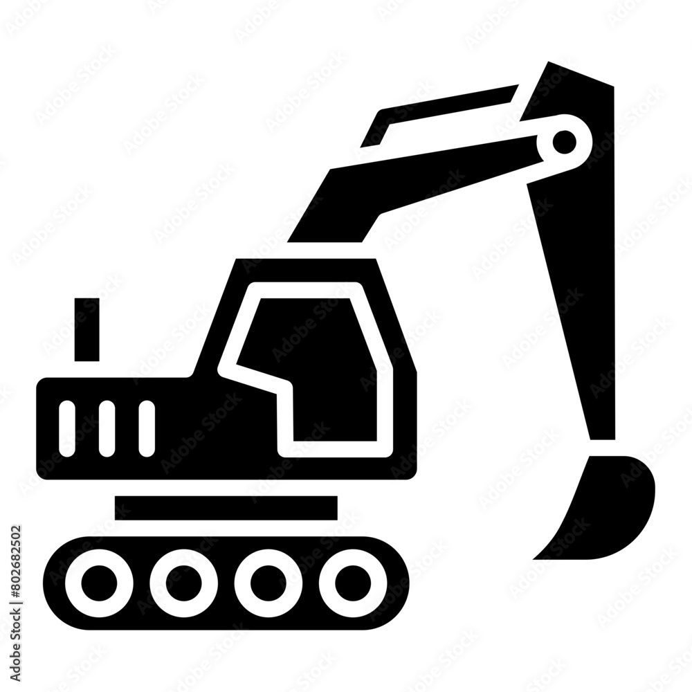 Naklejka premium Excavation Equipment icon