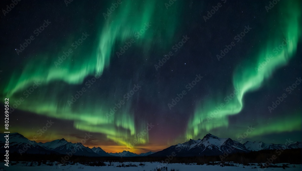 A celestial phenomenon where the night sky is ablaze with dancing auroras visible from every corner of the world ai_generated A celestial phenomenon where the night sky is ablaze with dancing auroras visible from every corner of the world ai_generated