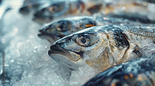 the meticulous labeling of seafood products, reflecting their natural origin for export markets