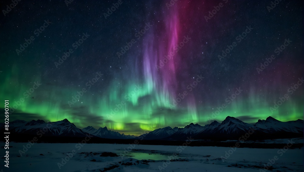 A celestial phenomenon where the night sky is ablaze with dancing auroras visible from every corner of the world ai_generated A celestial phenomenon where the night sky is ablaze with dancing auroras visible from every corner of the world ai_generated