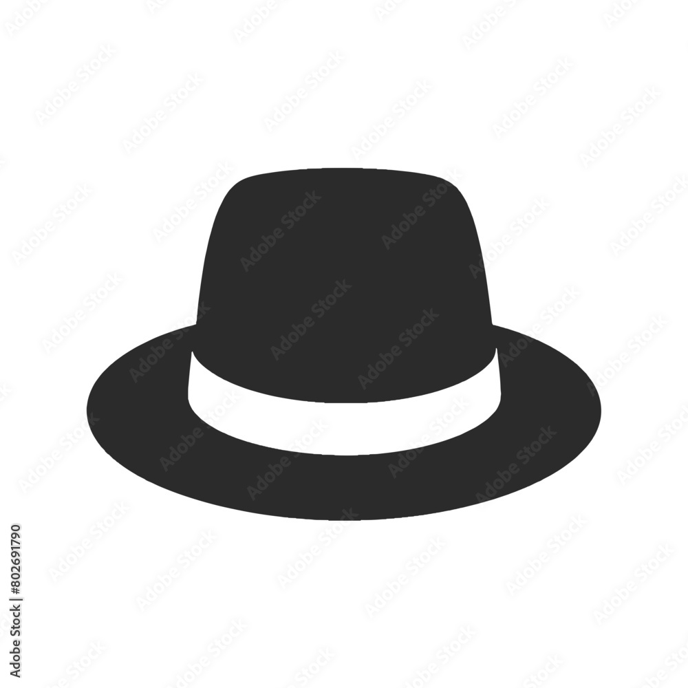 Hat Vector Icon Illustration on a transparent background, Hat Icon Hat Vector Icon Illustration on a transparent background, Hat Icon