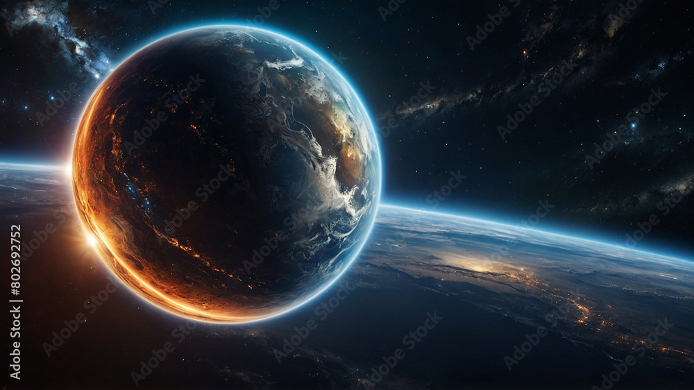 High-Quality Planet Or Space Background and 8k Wallpaper