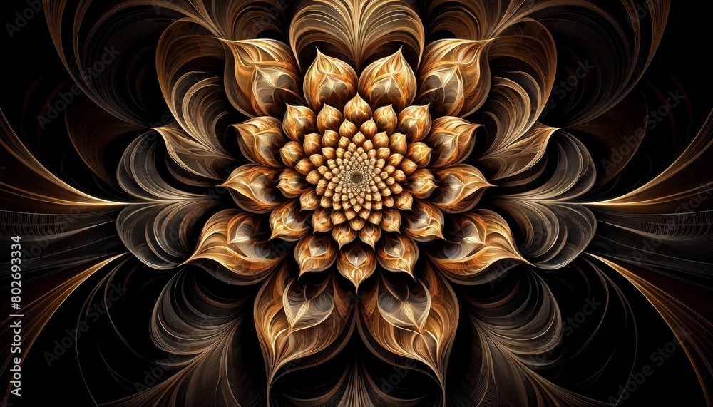 An abstract image resembling a fractal blossom with a 16_9 aspect ratio. An abstract image resembling a fractal blossom with a 16_9 aspect ratio.