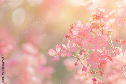 Soft pink hues inspiring joy © Veniamin Kraskov