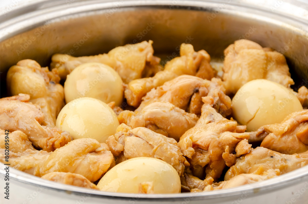 鶏手羽元とたまごの甘辛煮 鶏手羽元とたまごの甘辛煮