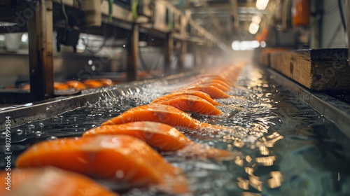 the rigorous quality control check at each step of salmon processing, ensuring naturalness