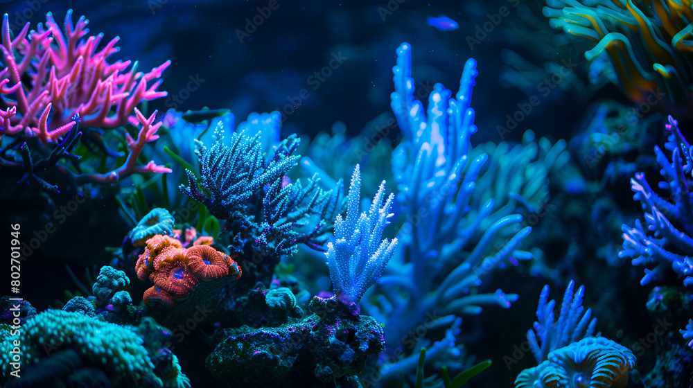 Obraz premium blue coral