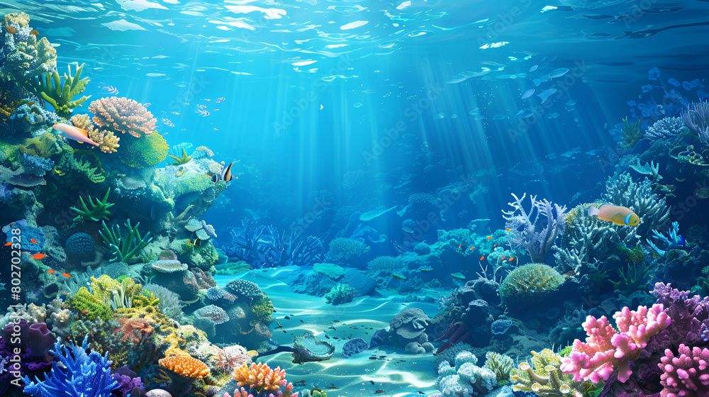 Obraz premium coral reef shining