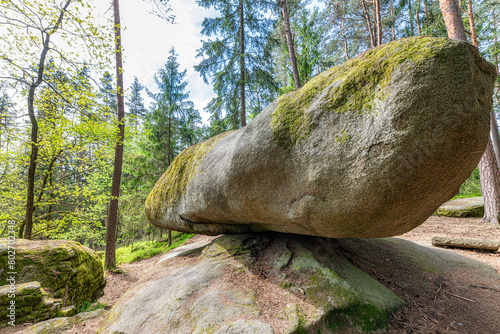 Mystic Landscape Of Nature Park Blockheide With Granite Rock Formations In Waldviertel In Austria