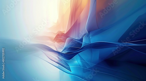 Digital abstract wave background  template for business banner  formal backdrop  abstract design element for tech  AI  data  audio  graphics  presentation  and more