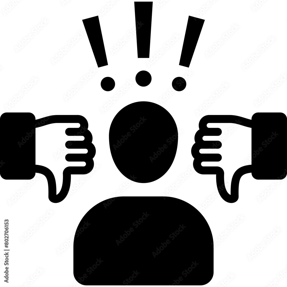 Obraz premium Criticism Icon