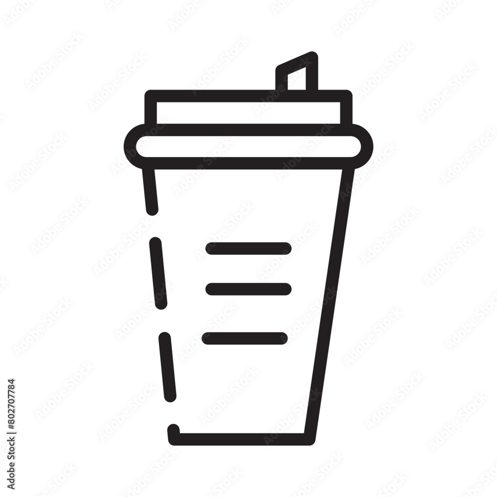 Bottle Drink Sport Line Icon Bottle Drink Sport Line Icon
