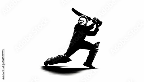 Halloween photo collection playing cricket