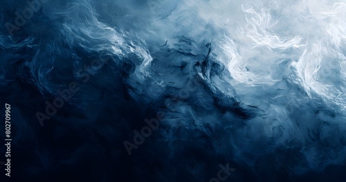 Abstract blue water texture background with dark grey, white and navy colors photo
