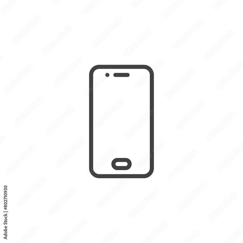 Smartphone line icon