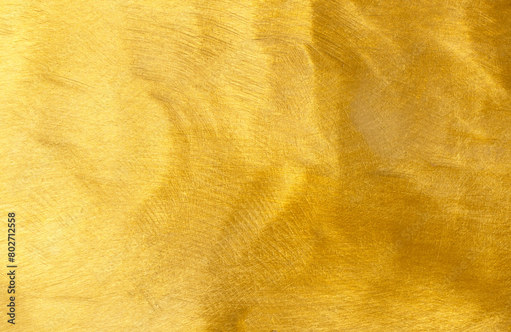 Naklejka premium gold scratched metal sheet