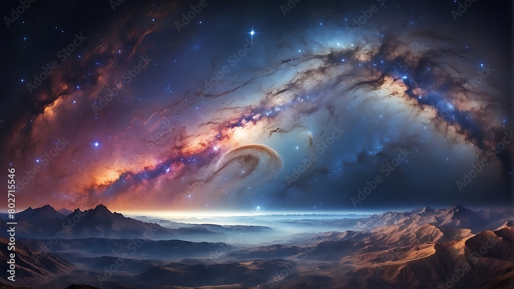 sunrise over the planet Cosmic Odyssey Exploring the Depths of the Universe sunrise over the planet Cosmic Odyssey Exploring the Depths of the Universe
