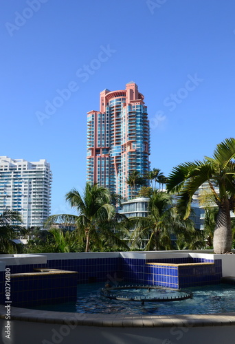 Skyline of Miami South Beach, Florida