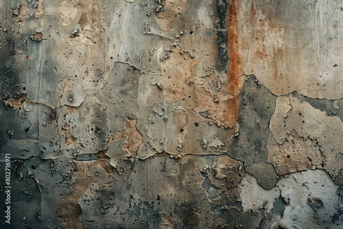 concrete wall - exposed concrete - generative ai © Nia™