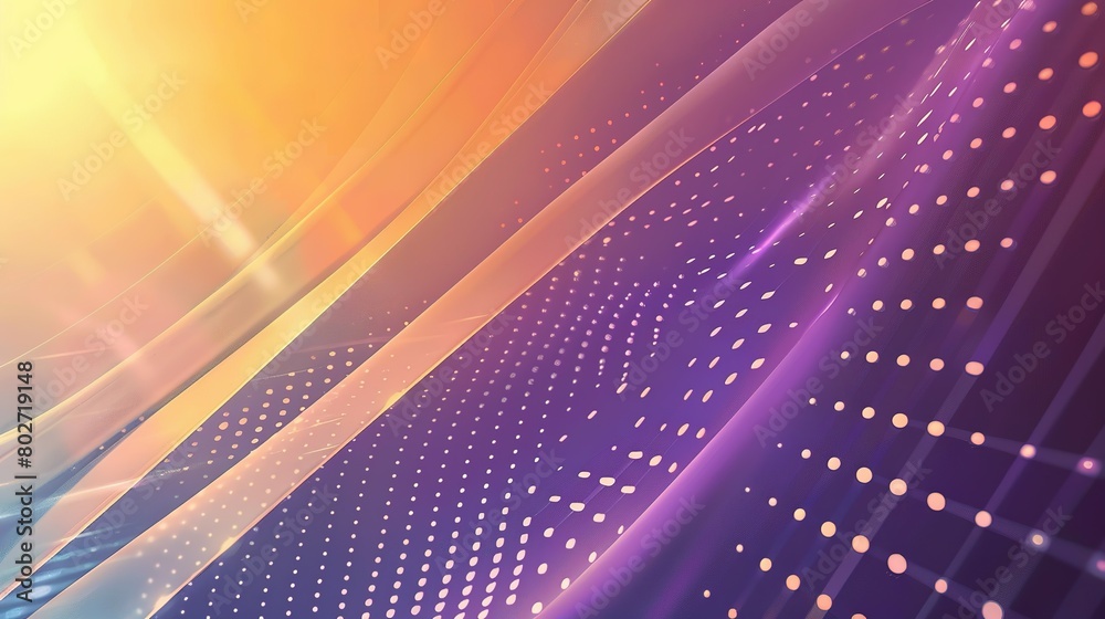 Fototapeta premium Digital abstract wave background, template for business banner, formal backdrop, abstract design element for tech, AI, data, audio, graphics, presentation, and more