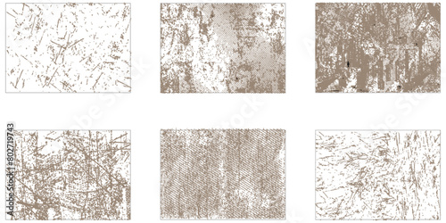 Set of grunge distressed texture background. Grunge backgrounds collection. Paint grunge texture bundle