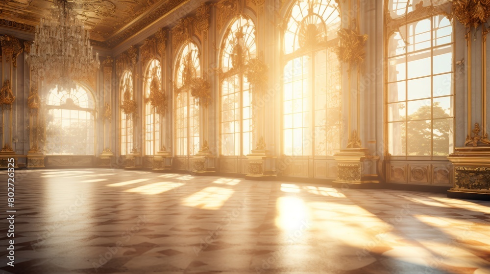 The interior of the royal palace in Tsarskoye Selo