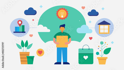 The ultimate destination for those who want to make a difference with their purchases and get their hands dirty in the process.. Vector illustration