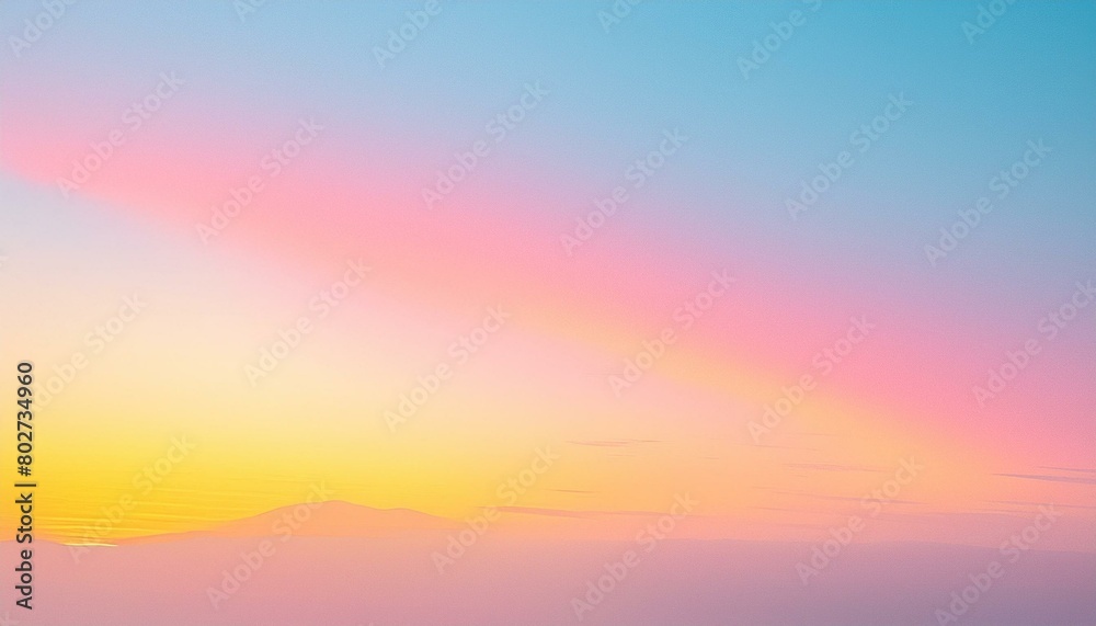 Pastel Dreamscape: Pink Blue Yellow Retro Texture