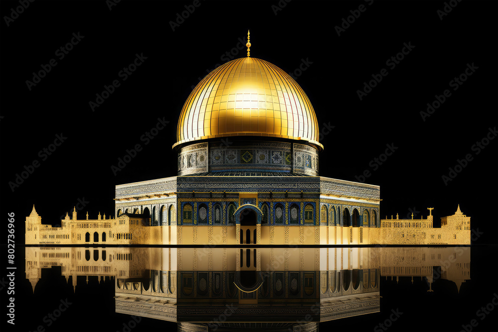 Obraz premium dome and building on background