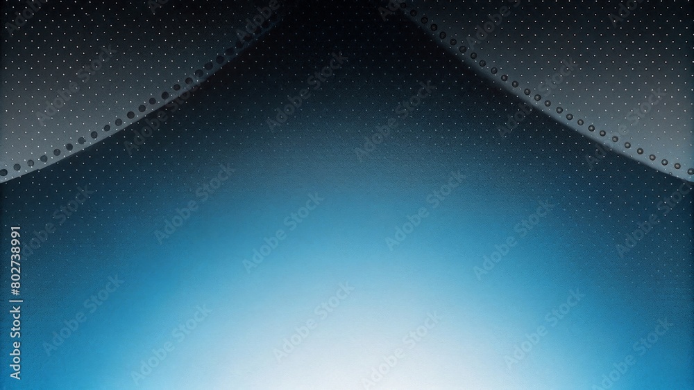 Obraz premium Abstract blue gradient background with grainy texture. 
