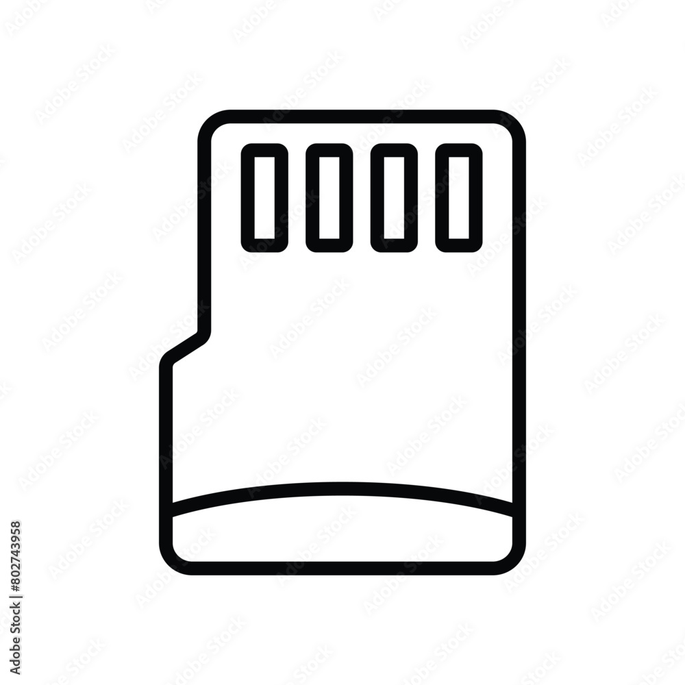 sd card icon vector design template simple and clean sd card icon vector design template simple and clean